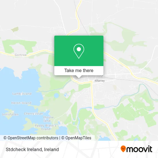 Stdcheck Ireland map