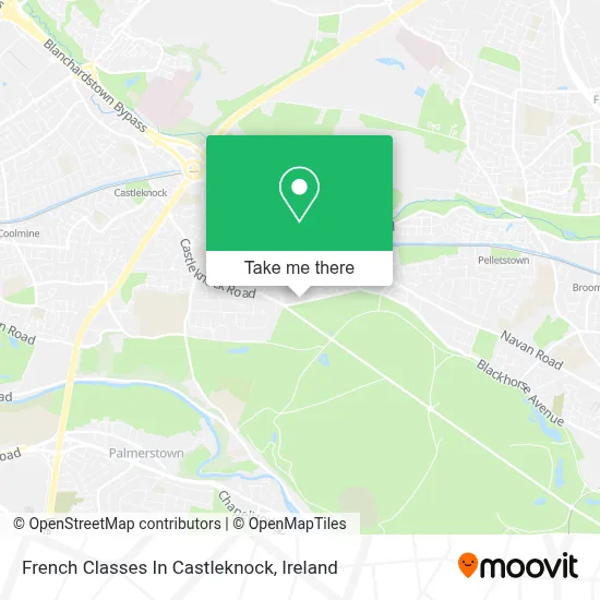 French Classes In Castleknock map