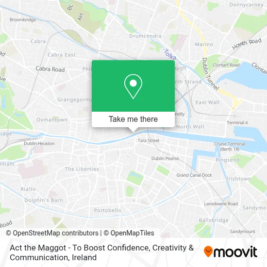 Act the Maggot - To Boost Confidence, Creativity & Communication map