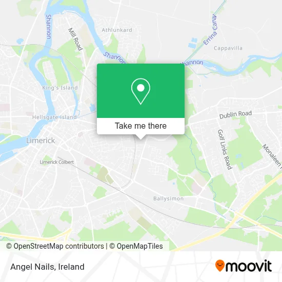 Angel Nails map