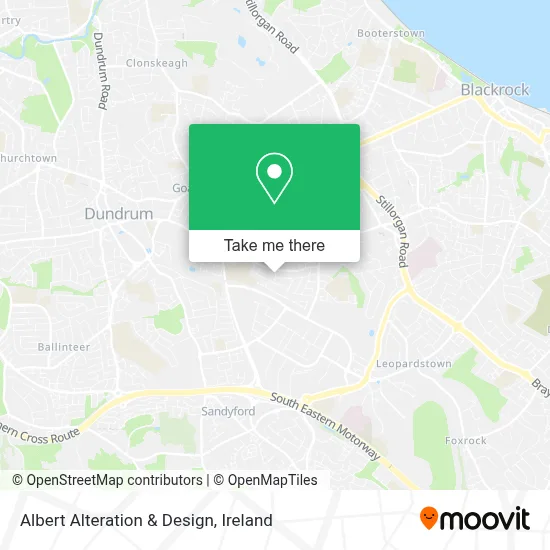 Albert Alteration & Design map
