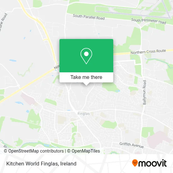 Kitchen World Finglas map