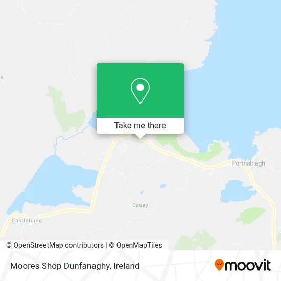Moores Shop Dunfanaghy map