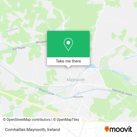 Comhaltas Maynooth map