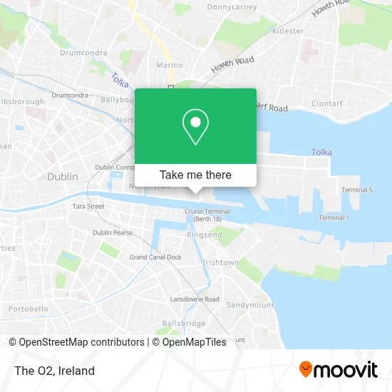 The O2 map