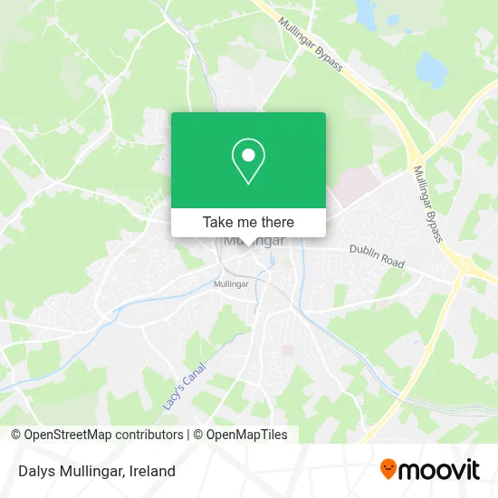 Dalys Mullingar map