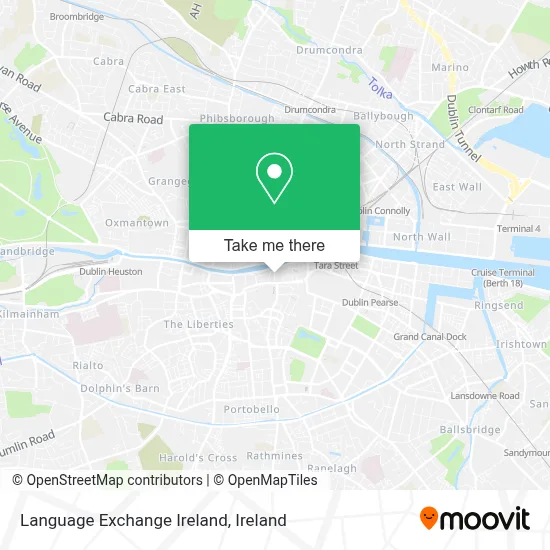 Language Exchange Ireland map