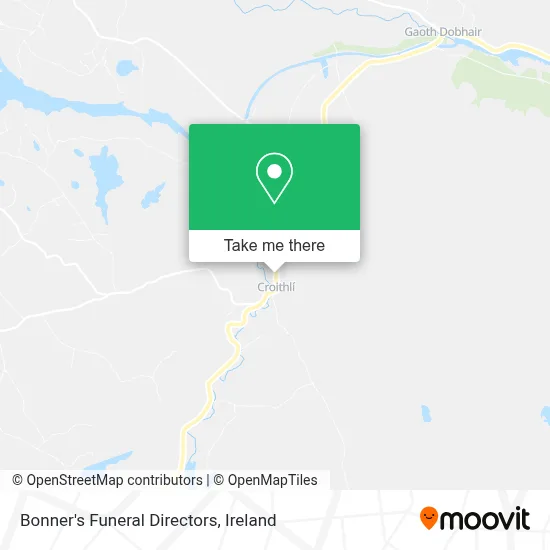 Bonner's Funeral Directors map