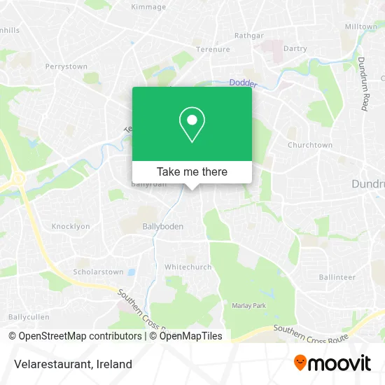 Velarestaurant map