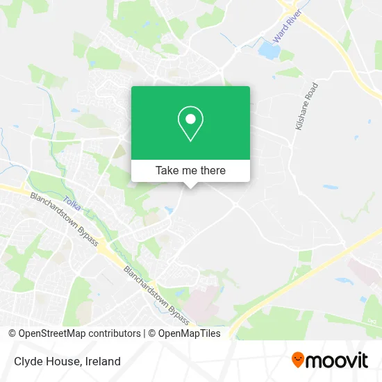 Clyde House map