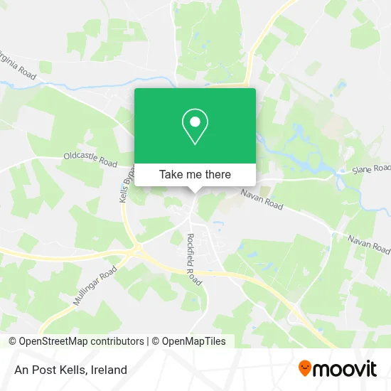 An Post Kells map