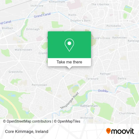 Core Kimmage map