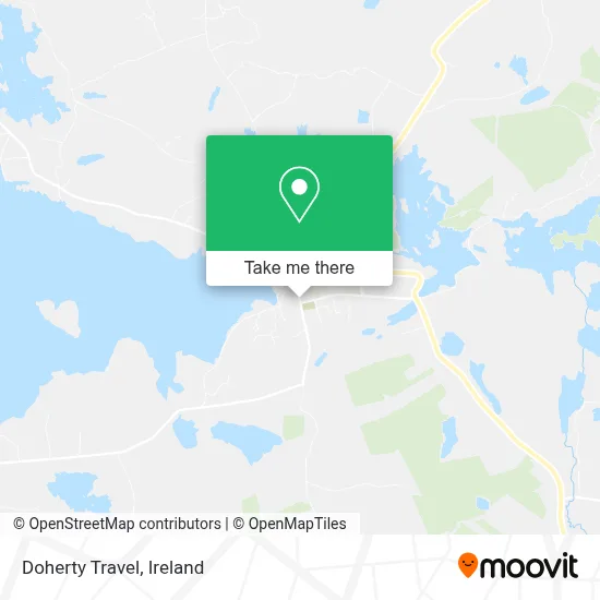 Doherty Travel map