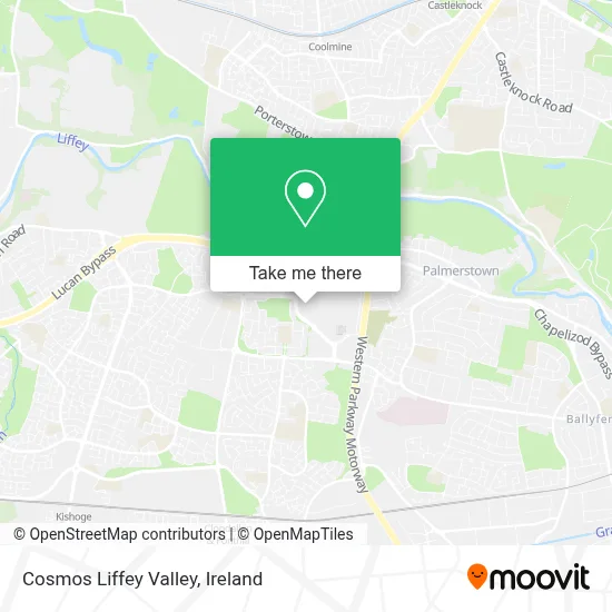 Cosmos Liffey Valley map