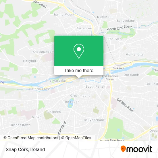 Snap Cork map