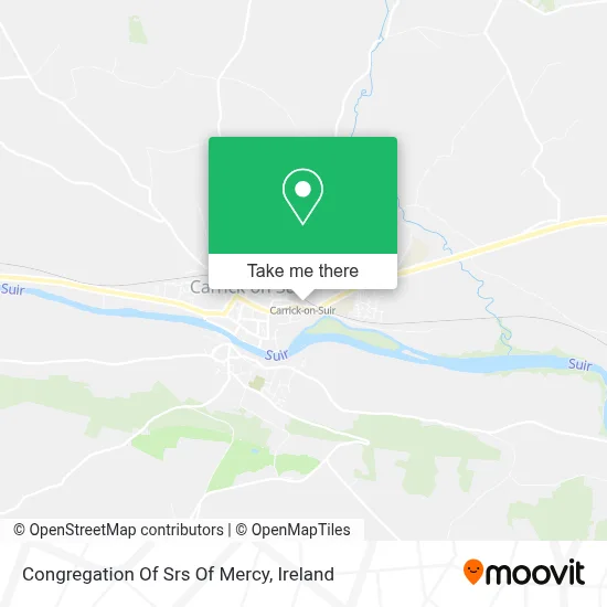 Congregation Of Srs Of Mercy map
