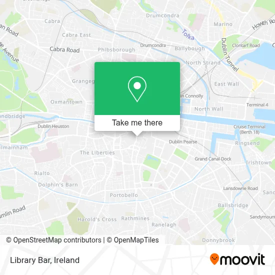 Library Bar map