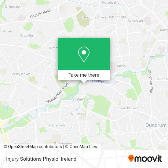 Injury Solutions Physio map