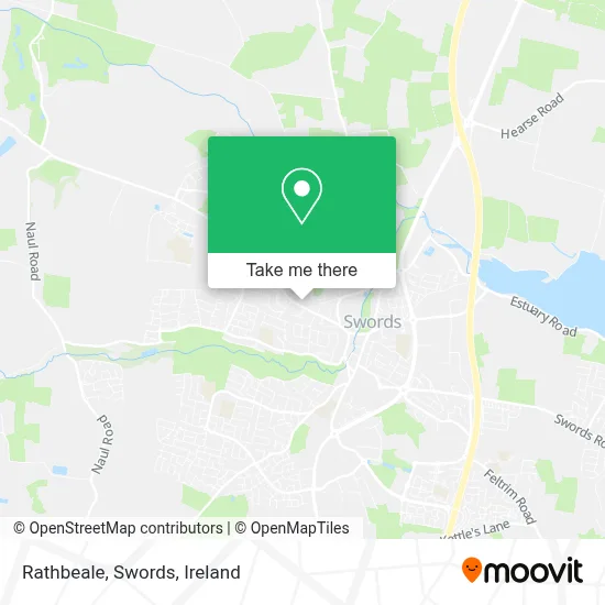 Rathbeale, Swords map