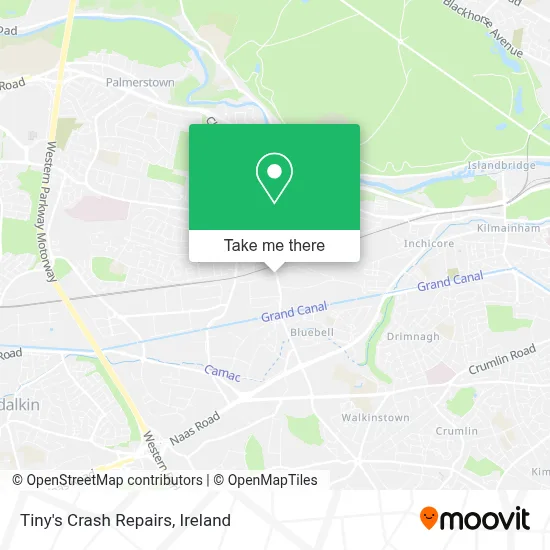 Tiny's Crash Repairs map