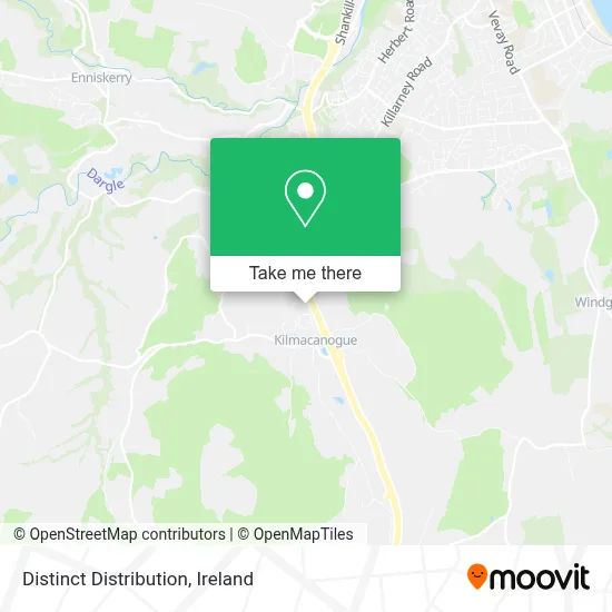 Distinct Distribution map