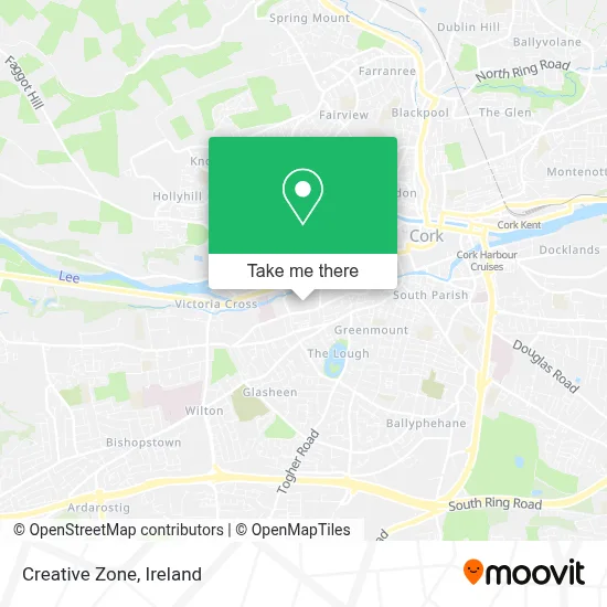 Creative Zone map