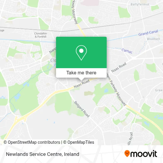 Newlands Service Centre map