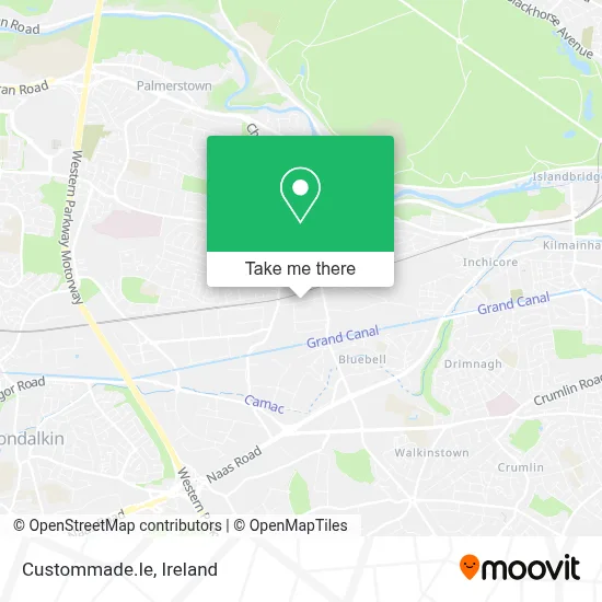 Custommade.Ie map