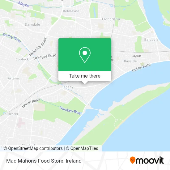 Mac Mahons Food Store map
