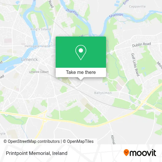 Printpoint Memorial map
