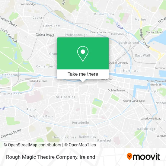 Rough Magic Theatre Company map