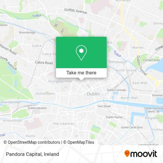 Pandora Capital map