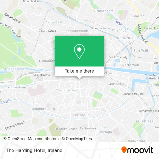 The Harding Hotel map