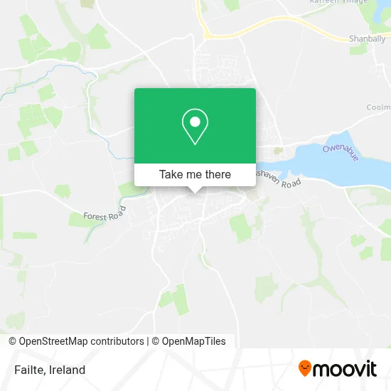Failte map