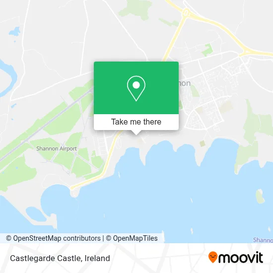 Castlegarde Castle map