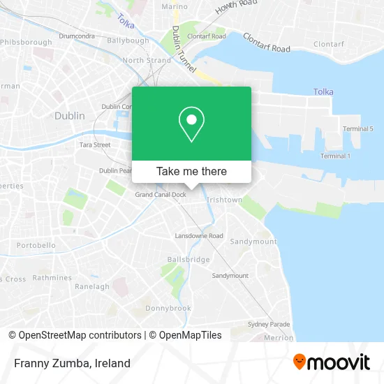 Franny Zumba map