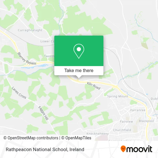 Rathpeacon National School map