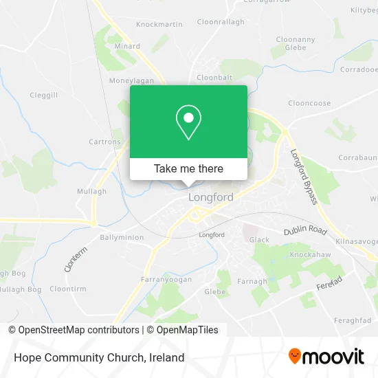 Hope Community Church map