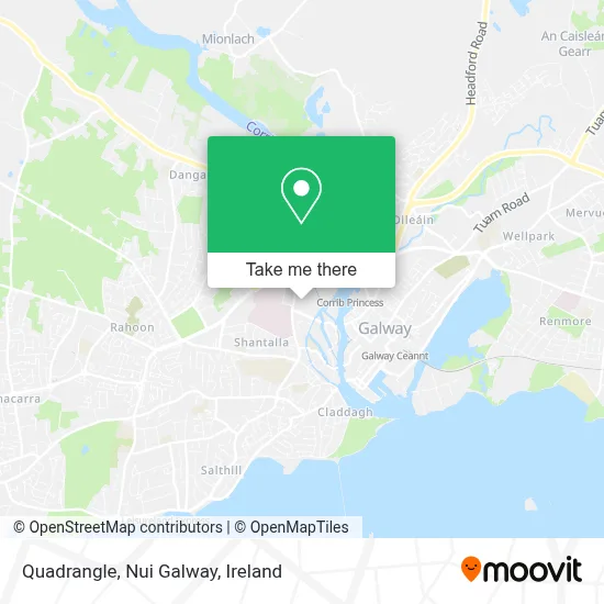 Quadrangle, Nui Galway map
