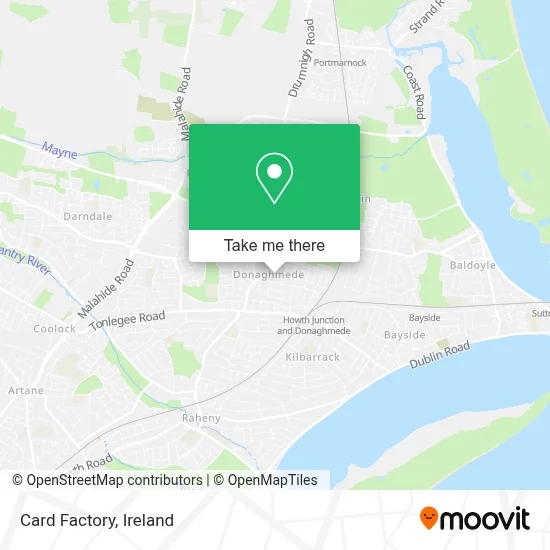 Card Factory map