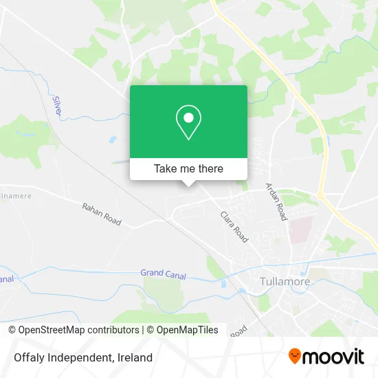 Offaly Independent map