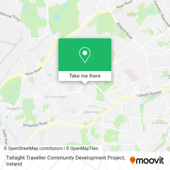 Tallaght Traveller Community Development Project map