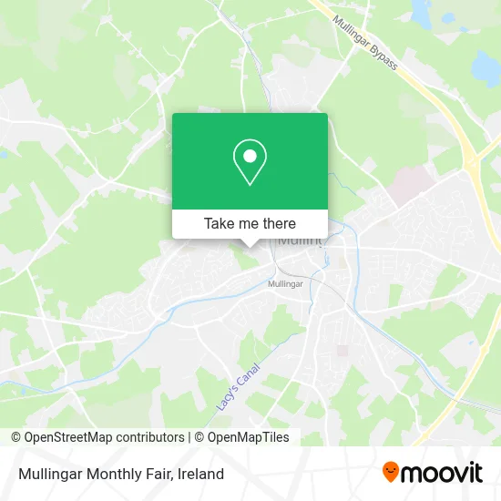 Mullingar Monthly Fair map