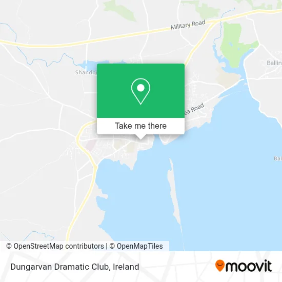 Dungarvan Dramatic Club map