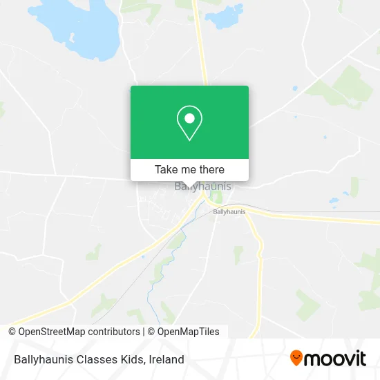 Ballyhaunis Classes Kids map