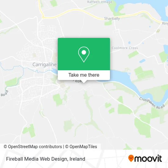 Fireball Media Web Design map