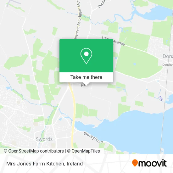 Mrs Jones Farm Kitchen map