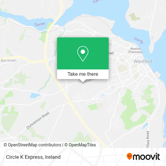 Circle K Express map