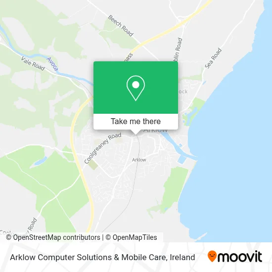Arklow Computer Solutions & Mobile Care map