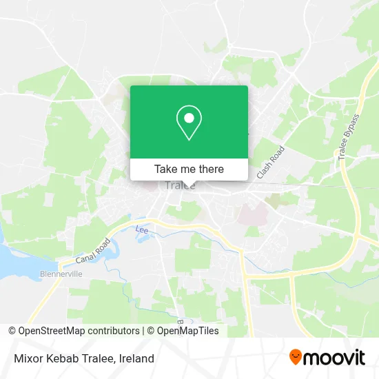 Mixor Kebab Tralee map